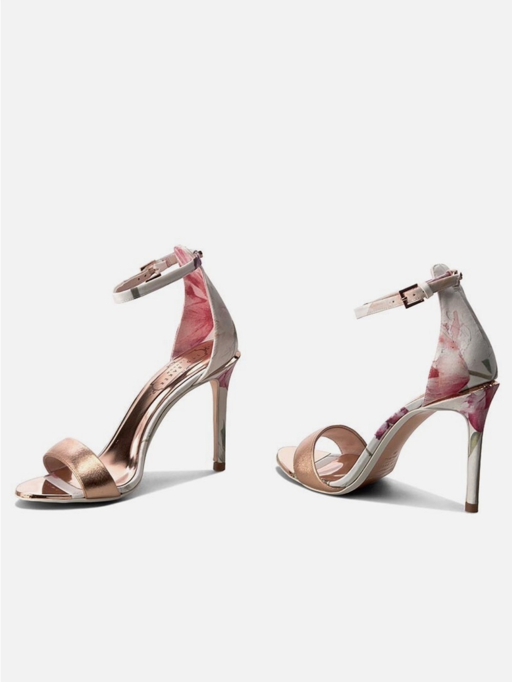 Brand NEW - Ted Baker Charv Floral Ankle Strap 4" High Heels